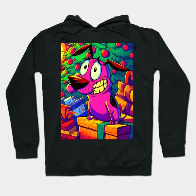 Festive Cartoon Extravaganza: Unique Animated Delights for a Merry Christmas! Hoodie by insaneLEDP